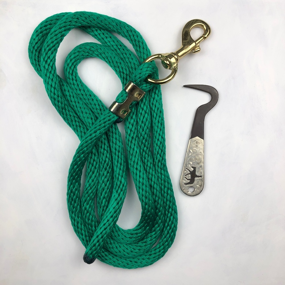 Horse Lead Rope and Hoof Pick